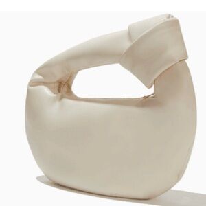 NWT Melie Bianco Alexandra Cream vegan top handle bag